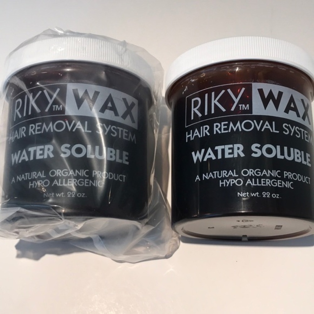 Riky Sugar Body Wax 2-22oz, water solvable. NWT
